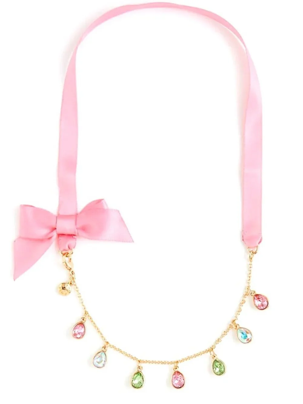 NWT Crewcuts Girls' Rainbow Gems Necklace & Bracelet Matching Set